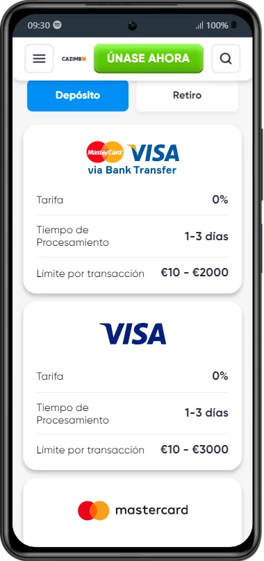 Depósito de la aplicación Cazimbo