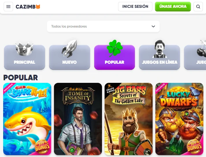 Cazimbo slots