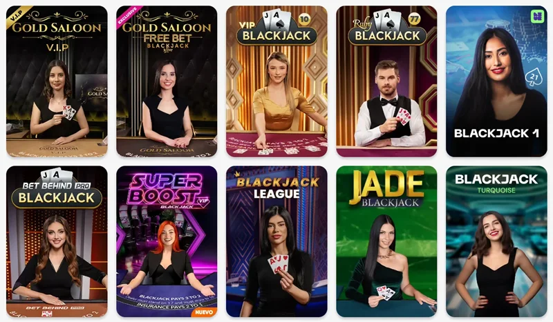 Cazimbo Blackjack en Vivo